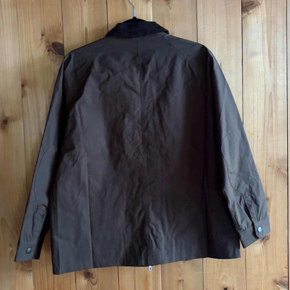 Nwt Bridge & Burn Ponderosa Olive Waxed Cotton Millerain Jacket — image 3 of 4